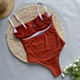 Women Patchwork Bikini One Piece Swimwear