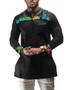 African Printed Men's Cotton Blouse