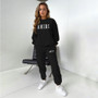 Women'S Printed Round Neck Pullover Two-Piece Pants Set