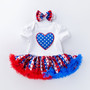 Baby short-sleeved baby dress baby dress printed star dress