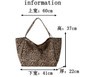 Single Shoulder Women's Bags Leopard Print Casual Shopping Bag Large Capacity Fashion Tote Bag