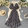 Women Summer Sexy V-Neck Beach Holidays Dress