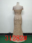 Women Sequins Formal Party Off Shoulder Evening Dress