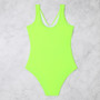 Women solid bikini one-piece Swimwear