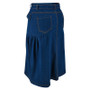 Plus Size Women Denim Maxi Skirt