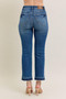 Judy Blue Full Size Hw Vintage Wash Release Hem Kick Flare Jeans Plus Size