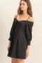 HYFVE Button Down Spaghetti Strap Mini Dress with Pockets