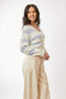 Davi & Dani Button Up Front V Neckline Cardigan Sweater