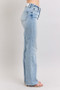 Judy Blue Full Size Mid Rise Light Wash Dad Jeans Plus Size