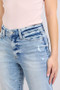 Judy Blue Full Size Mid Rise Light Wash Dad Jeans Plus Size
