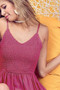 BiBi Smocked Body With Adjustable Strap Top