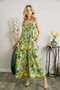 ADORA Elastic Detail Tropical Jumpsuit