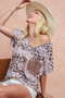 BiBi Leopard Stripe Printed Jersey T-Shirt
