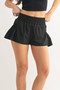 MONO B Smocked High Waist Shorts