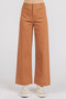 Mittoshop Twill Patch Pocket High Rise Wide Leg Pants