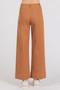 Mittoshop Twill Patch Pocket High Rise Wide Leg Pants
