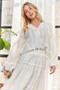 ADORA Cotton Peasant Top