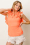 BiBi Merrow Frilled Strap With Neckline Tank Top