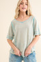 And The Why Reversed Stitch Basic T Shirt