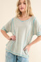 And The Why Reversed Stitch Basic T Shirt