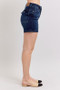 Judy Blue Full Size High Waist Back Flap Pocket Denim Shorts Plus Size
