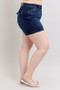 Judy Blue Full Size High Waist Back Flap Pocket Denim Shorts Plus Size