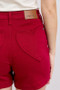 Judy Blue Full Size High Waist Tummy Control Garment Dyed Heart Shaped Denim Shorts Plus Size