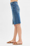 RISEN Full Size High Rise Front Slit Pencil Skirts Plus Size