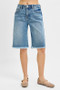 RISEN Full Size Tummy Control Mid Rise Fit Bermuda Plus Size