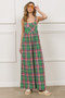 BiBi Multi Color Check Plaid Overall