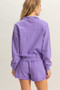 HYFVE Quarter Zip Drop Shoulder Sweatshirt