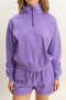 HYFVE Quarter Zip Drop Shoulder Sweatshirt