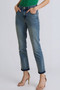 Judy Blue Full Size Mid Rise Rigid Magic Release Hem Jeans