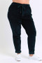 Judy Blue Full Size High Waist Corduroy Cuffed Jogger Plus Size