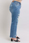 Judy Blue Full Size High Waist Heavy Destroy Straight Jeans Plus Size