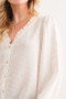 And The Why Polka Dot Ruffle Detailed Blouse Top