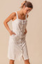 SO ME Button Down Pocket Front Pinafore Dress