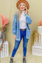 And The Why Cozy Fringe Detail Sweater Cardigan