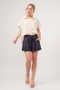 And The Why Eyelet Loose Button Down Shirt
