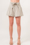 And The Why Linen Blend Striped Flowy Shorts