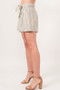 And The Why Linen Blend Striped Flowy Shorts