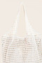 Fame Braided Mesh Hobo Shoulder Tote Bag