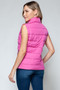 Snobbish Zip Up Turtleneck Vest with Pockets