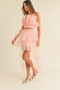 MABLE Tulle Tube Ruffle Crop Top and High Low Maxi Skirt Set