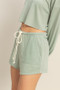 HYFVE Drawstring Mid Waist Shorts