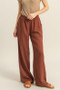 HYFVE Elastic Waist Wide Leg Pants