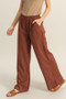 HYFVE Elastic Waist Wide Leg Pants