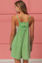 BiBi Vintage Washed V-Neck Overalls with Pockets