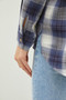 Be Cool Plaid Flannel Button Down Shirt with Chest Pocket