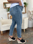 Judy Blue Full Size Cuffed Hem Slim Jeans